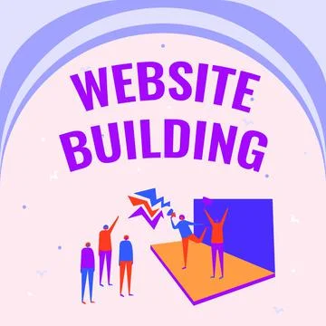 Handwriting text Website Building. Conceptual photo site is constructed Stock-Illustration
