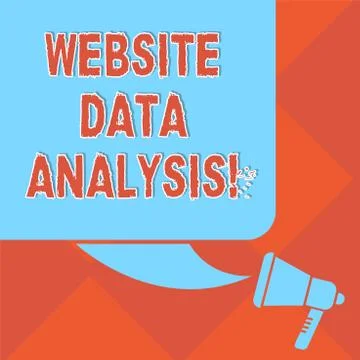 Handwriting text Website Data Analysis. Concept meaning analysis and report of イラスト素材