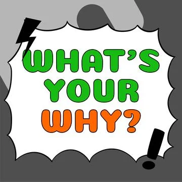 Handwriting text What's Your Why. Internet Concept annoyed and frustrated bei Stock Illustration