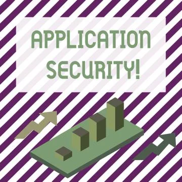 Handwriting text writing Application Security. Concept meaning methods to イラスト素材