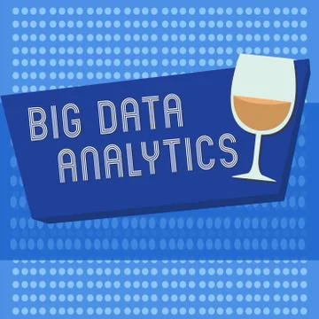 Handwriting text writing Big Data Analytics. Concept meaning The process of Stock Illustration