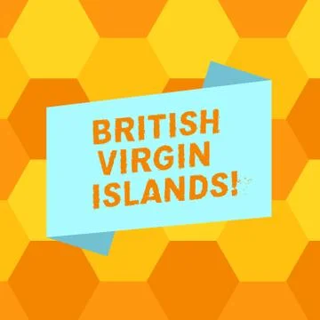 Handwriting text writing British Virgin Islands. Concept meaning British イラスト素材