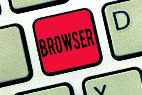 Handwriting text writing Browser. Concept meaning Computer program Graphical  Fotos de archivo