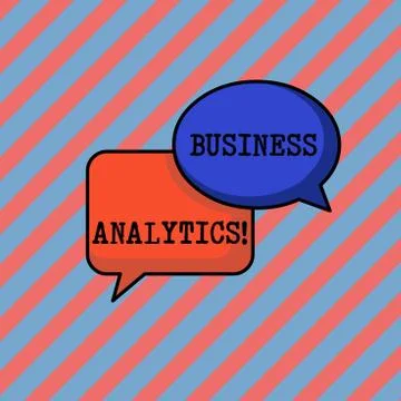 Handwriting text writing Business Analytics. Concept meaning methodical 스톡 일러스트