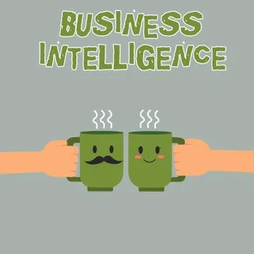 Handwriting text writing Business Intelligence. Concept meaning Best Practice of Illustrazione stock