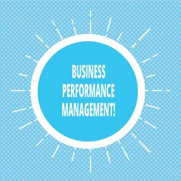 Handwriting text writing Business Perforanalysisce Management. Concept meaning Stock Illustration