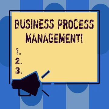 Handwriting text writing Business Process Management. Concept meaning Discipline 스톡 일러스트