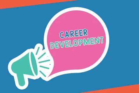 Handwriting text writing Career Development. Concept meaning Lifelong learning Illustrazione stock