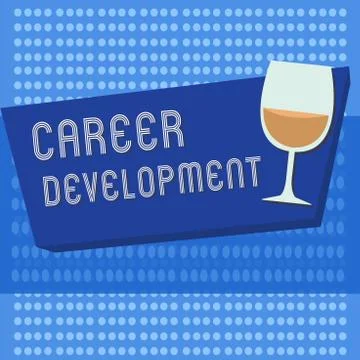 Handwriting text writing Career Development. Concept meaning Lifelong learning Illustrazione stock