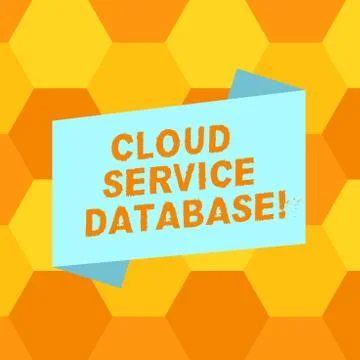 Handwriting text writing Cloud Service Database. Concept meaning optimized Ilustración de archivo
