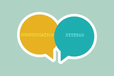 Handwriting text writing Communication Systems. Concept meaning Flow of Stock Illustration