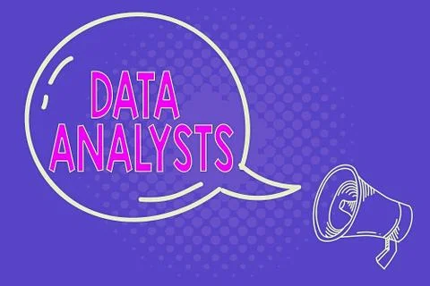 Handwriting text writing Data Analysts. Concept meaning Programmer Design and イラスト素材