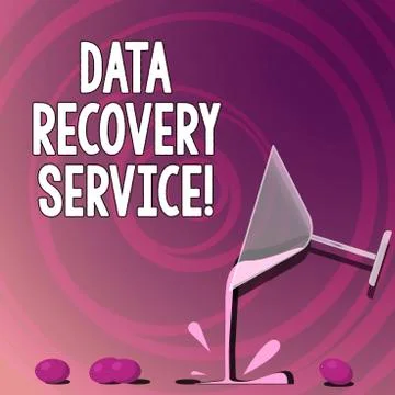 Handwriting text writing Data Recovery Service. Concept meaning Process of イラスト素材