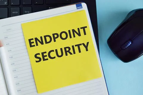 Handwriting text writing Endpoint Security. Concept meaning the methodology o Stock Photos