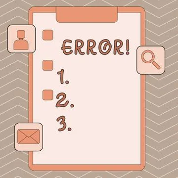 Handwriting text writing Error. Concept meaning state or condition of being イラスト素材