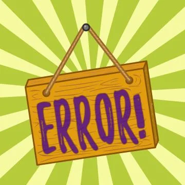 Handwriting text writing Error. Concept meaning state or condition of being 스톡 일러스트