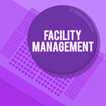 Handwriting text writing Facility Management. Concept meaning Multiple Function Stock Illustration