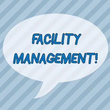 Handwriting text writing Facility Management. Concept meaning Multiple Function Stock Illustration