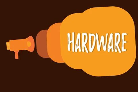 Handwriting text writing Hardware. Concept meaning machines and other physical イラスト素材