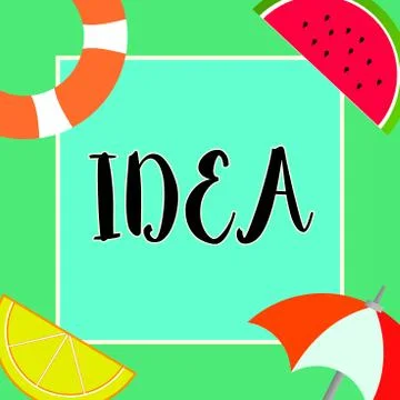 Handwriting text writing Idea. Concept meaning Mental Impression Thought and  Stock-Illustration
