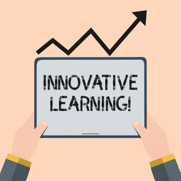 Handwriting text writing Innovative Learning. Concept meaning Interdisciplinary Stock Illustration