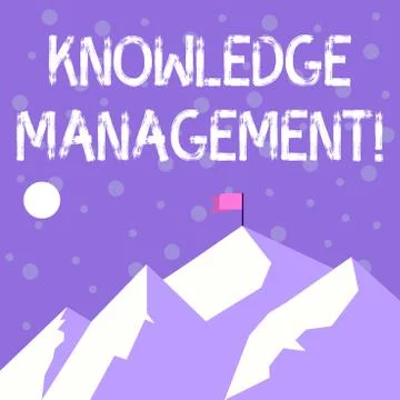 Handwriting text writing Knowledge Management. Concept meaning efficient イラスト素材