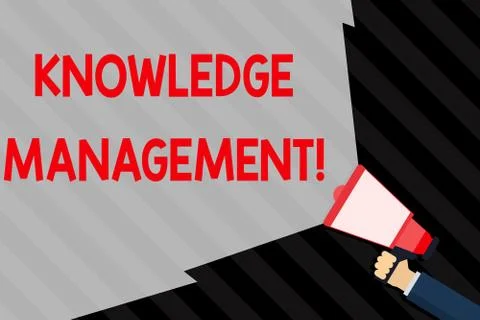 Handwriting text writing Knowledge Management. Concept meaning efficient イラスト素材