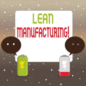 Handwriting text writing Lean Manufacturing. Concept meaning focus on minimizing イラスト素材