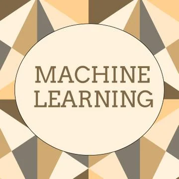 Handwriting text writing Machine Learning. Concept meaning give computers the 스톡 일러스트