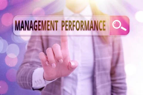 Handwriting text writing Management Performance. Concept meaning feedback on Stockfoto's