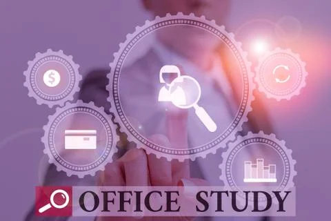 Handwriting text writing Office Study. Concept meaning any location or venue 写真素材