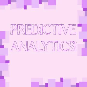 Handwriting text writing Predictive Analytics. Concept meaning Method to イラスト素材