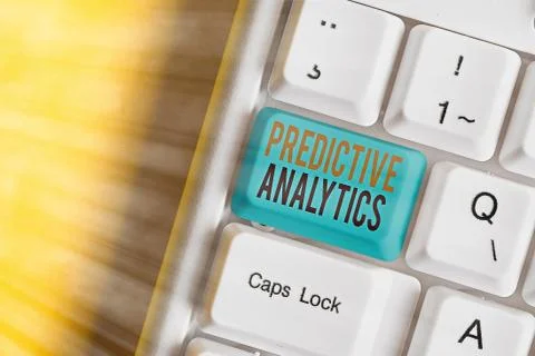 Handwriting text writing Predictive Analytics. Concept meaning Optimize 写真素材