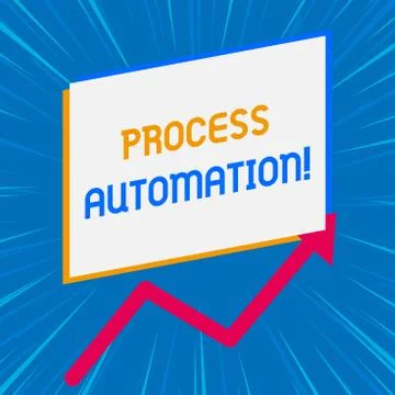 Handwriting text writing Process Automation. Concept meaning Transformation 스톡 일러스트