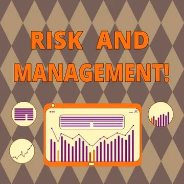 Handwriting text writing Risk And Management. Concept meaning forecasting イラスト素材
