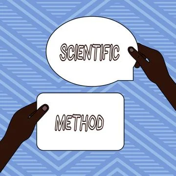 Handwriting text writing Scientific Method. Concept meaning Principles Stock Illustration