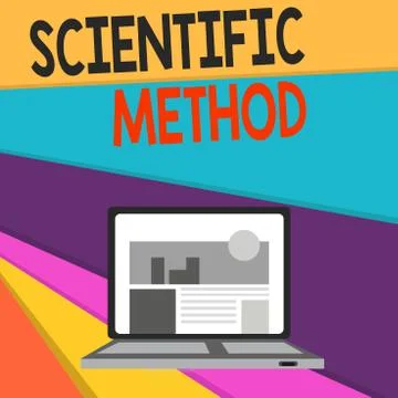 Handwriting text writing Scientific Method. Concept meaning Principles Stock Illustration
