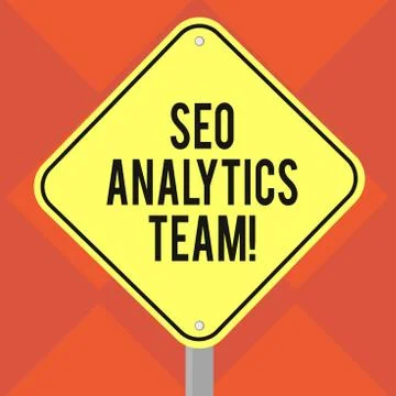 Handwriting text writing Seo Analytics Team. Concept meaning showing who make イラスト素材