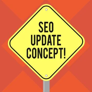 Handwriting text writing Seo Update Concept. Concept meaning improve online Illustrazione stock