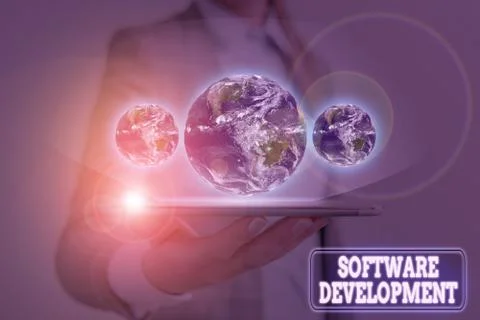 Handwriting text writing Software Development. Concept meaning software is 库存照片