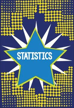 Handwriting text writing Statistics. Concept meaning Science Collecting 스톡 일러스트