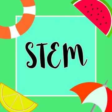 Handwriting text writing Stem. Concept meaning Life Sciences Engineering in a 库存插图