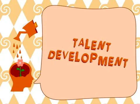 Handwriting text writing Talent Development. Concept meaning Building Skills Stock Illustration