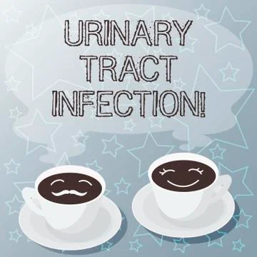 Handwriting text writing Urinary Tract Infection. Concept meaning an infection Illustrazione stock
