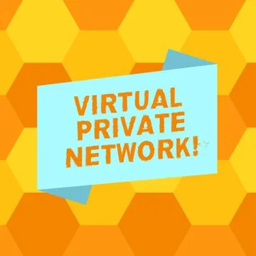 Handwriting text writing Virtual Private Network. Concept meaning network that Illustrazione stock