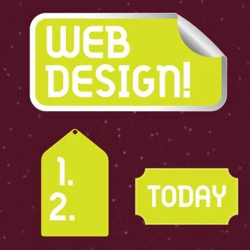 Handwriting text writing Web Design. Concept meaning process of creating イラスト素材