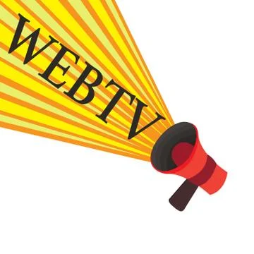 Handwriting text writing Webtv. Concept meaning Internet transmission programs 스톡 일러스트