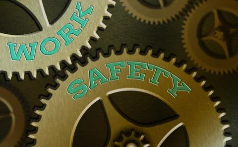Handwriting text writing Work Safety. Concept meaning preventive measures Stock Illustration