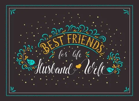 Handwriting vector lettering quote Stock Illustration