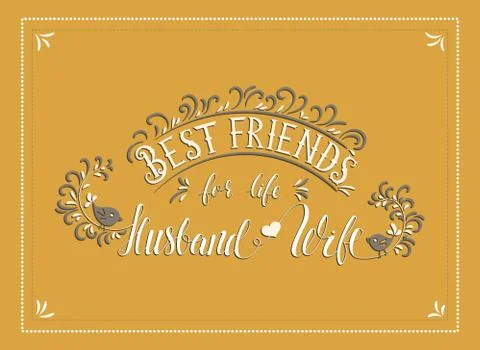 Handwriting vector lettering quote Stock Illustration